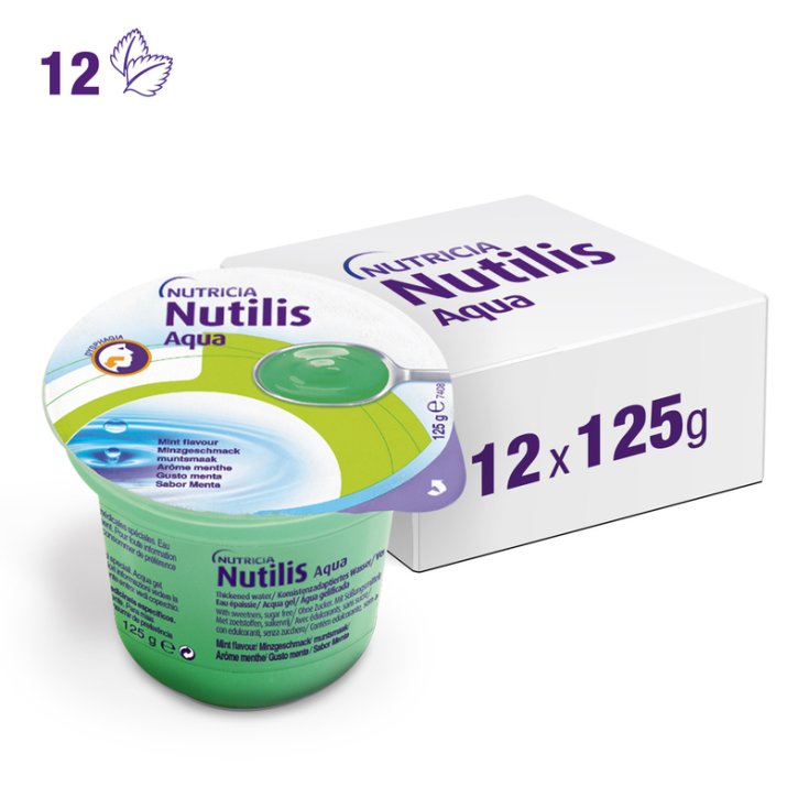 Nutilis Aqua Sabor Menta Nutricia 12x125g