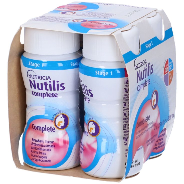 Nutilis Complete Etapa 1 Sabor Fresa Nutricia 4x125ml