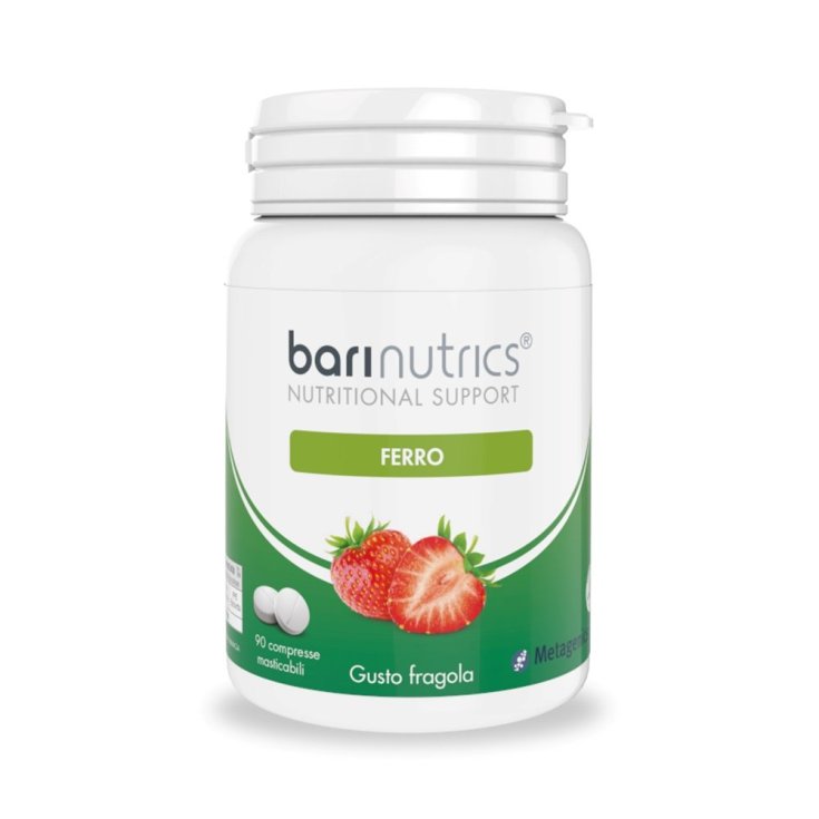 BariNutrics Ferro Metagenics™ 90 Comprimidos Sabor Fresa