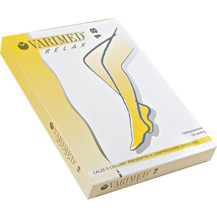 Varimed 18 You Relax Medias Hasta La Rodilla Punta Abierta Buckskin Color Talla I 1 Par