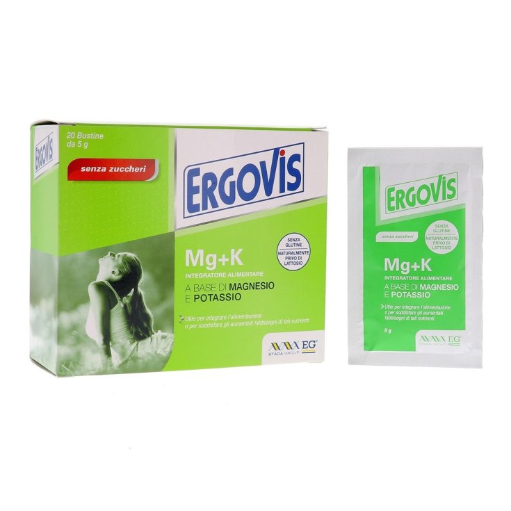 Eg Ergovis Mg+K Complemento Alimenticio Sin Azúcar 20 Sobres x 5g