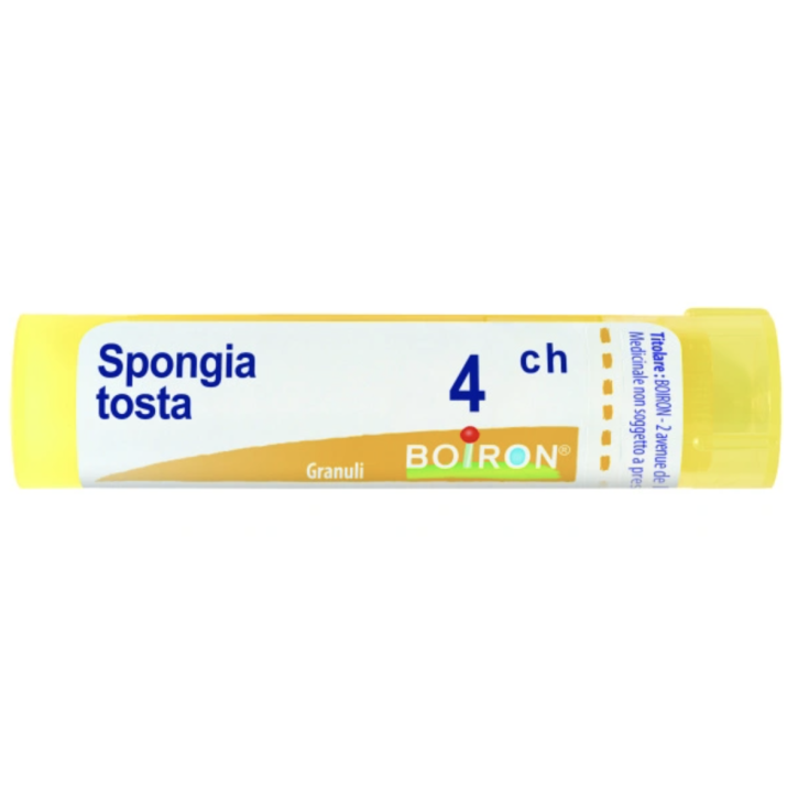 Boiron Spongia Tosta 4ch Granulado Remedio Homeopático