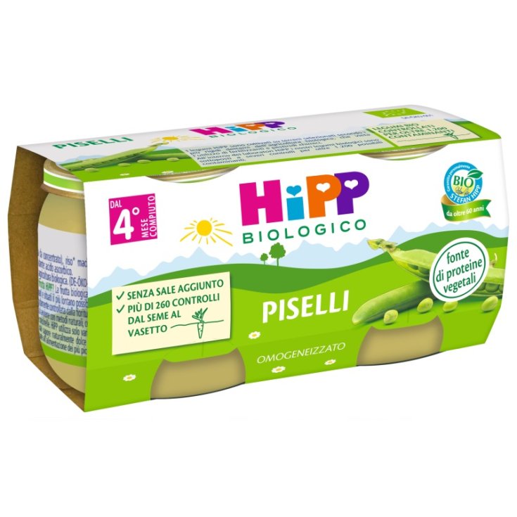 Guisantes orgánicos HiPP 2x80g