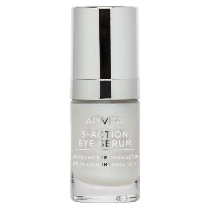 Apivita 5 Action Eye Serum Serum Contorno de Ojos Intensivo Con Lirio Blanco 15ml