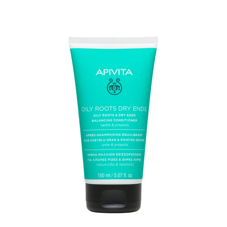 Apivita Bálsamo Equilibrante Para Raíces Grasas Y Puntas Secas Con Ortiga Y Propóleo 150ml