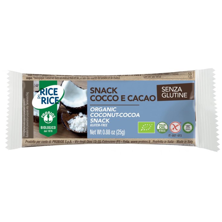 Rice & Rice Snack Coco Y Cacao Probios 25g