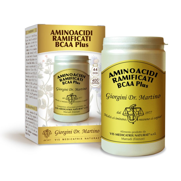 Vitamin Sport Aminoácidos Ramificados BCAA Plus Dr. Giorgini 400 Comprimidos