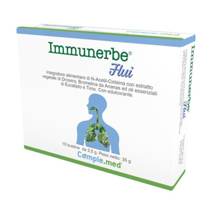 Complemed Immunerbe Flui Complemento Alimenticio 14 Sobres De 5g