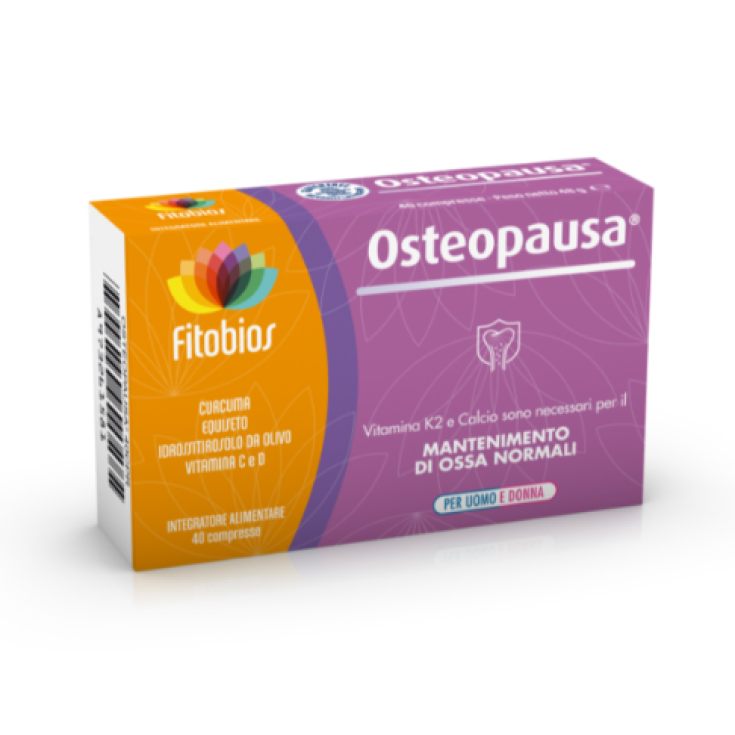 Fitobios Complemento Alimenticio Osteopausia 40 Comprimidos