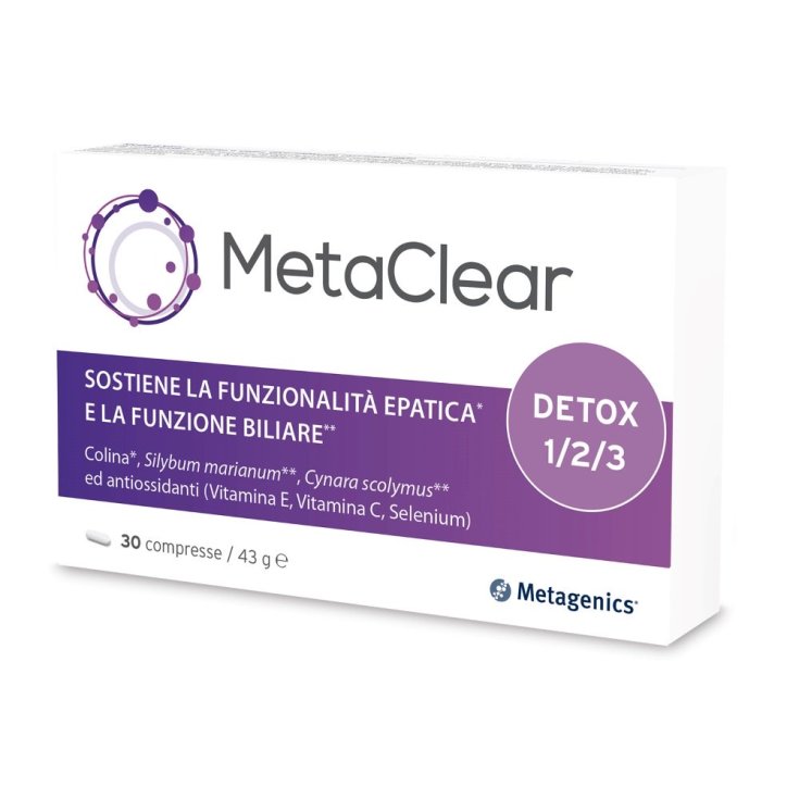 MetaClear Metagenics™ 30 Comprimidos