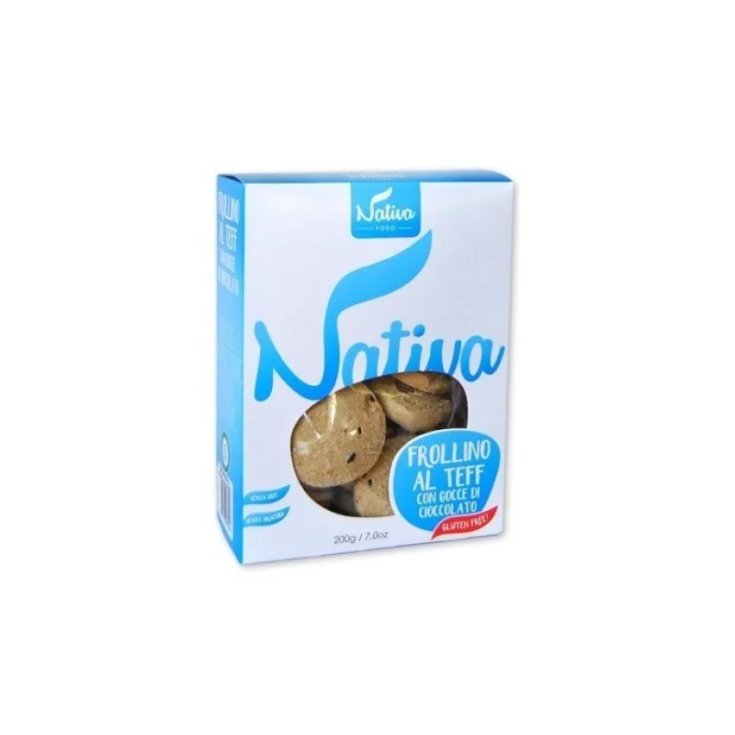 Nativa Food Galletas De Teff Con Gotas De Chocolate Sin Gluten 200g