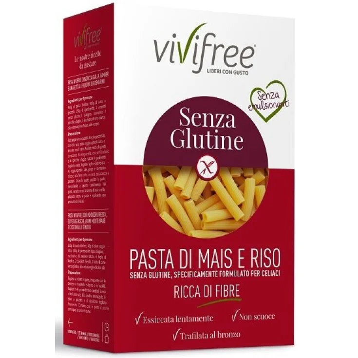 Vivifree Pasta Sin Gluten Sedanini 500g