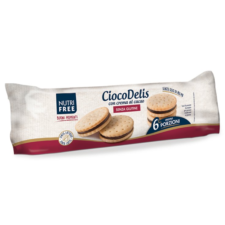 NutriFree Ciocodelis Galletas Sin Gluten, Sin Lactosa Y Sin Soja 168g (28gx6)