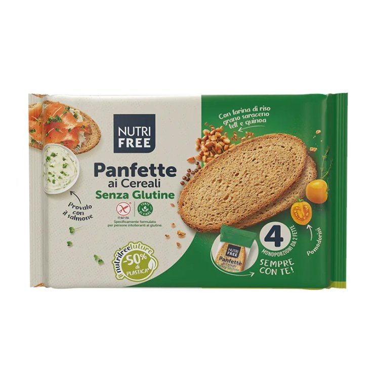 NutriFree Panfette Rústico Multicereales Sin Gluten Y Lactosa 320g (4x80g)