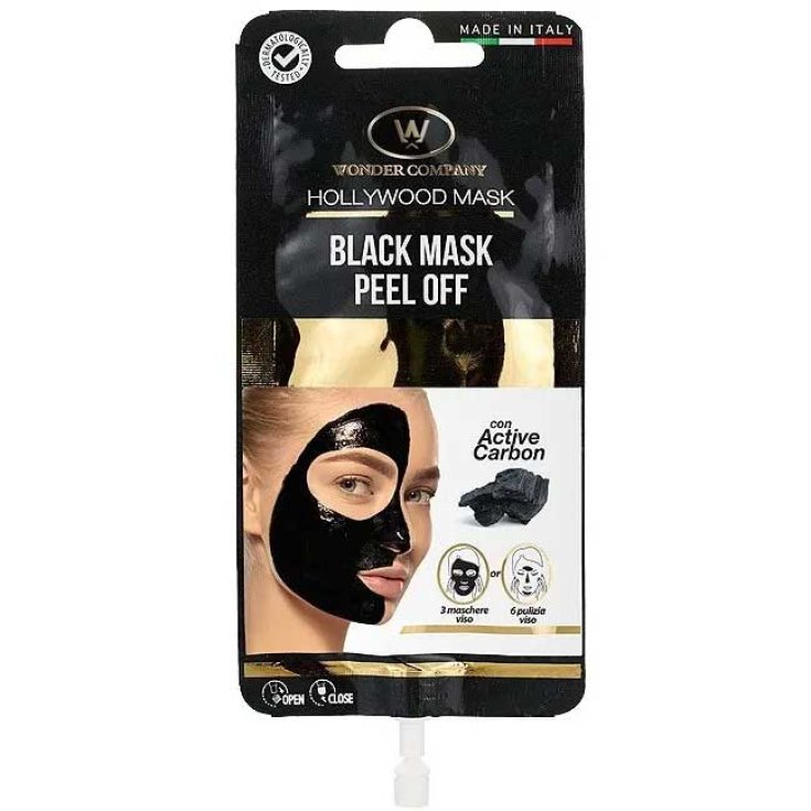 LR Wonder Company Hollywood Mask Black Mask Peel Off Charcoal Face Mask 15ml