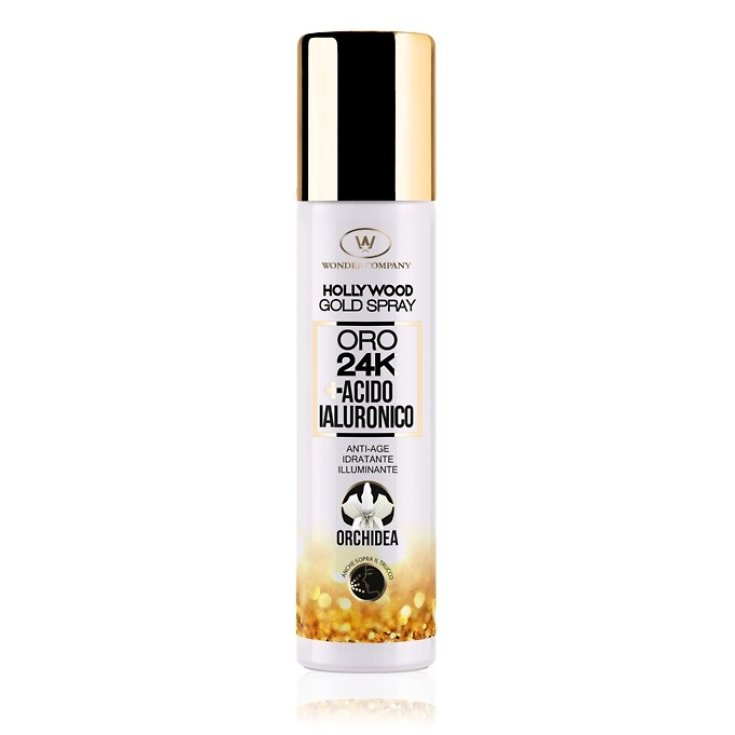 LR Wonder Company Hollywood Gold Spray 24K Gold Anti-Age Illuminating Moisturizer 75ml