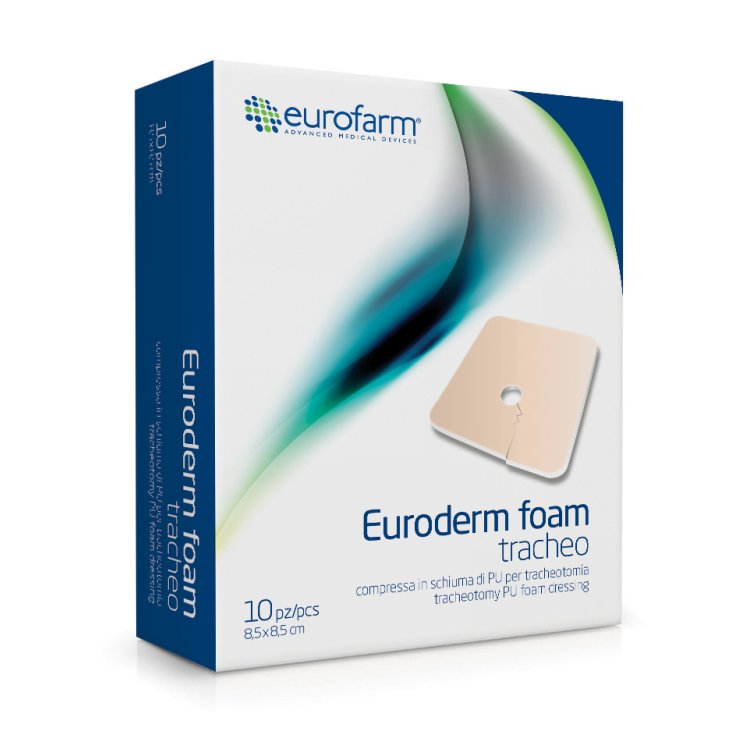 Eurofarm Euroderm Espuma Traqueotomía 8,5x8,5cm