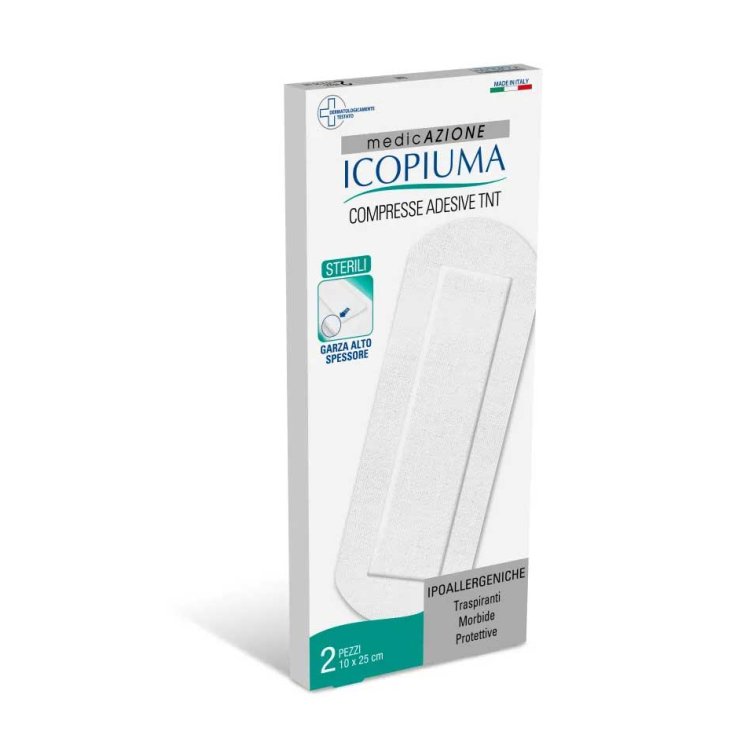 Desa Pharma Icopiuma Sterile Tnt Adhesivo Comprimidos Apósitos 10x25cm 2 Piezas