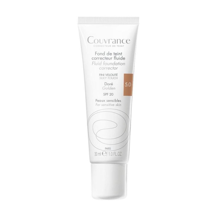 Couvrance Avène Golden Corrector Base de Maquillaje Fluida 30ml