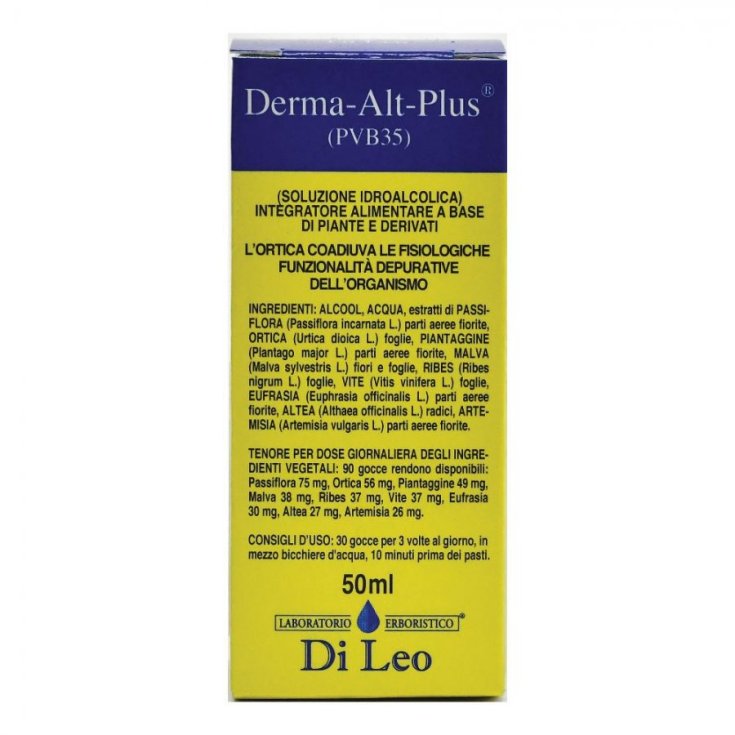 Laboratorio de Hierbas Di Leo Derma Alt Plus 35 Gotas 50ml