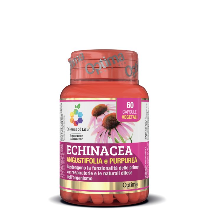 Echinacea Angustifolia E Purpurea Colors Of Life® Optima Naturals 60 Cápsulas