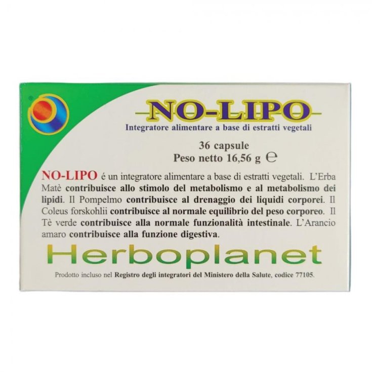 Herboplanet Complemento Alimenticio No Lipo 36 Cápsulas 16,56g