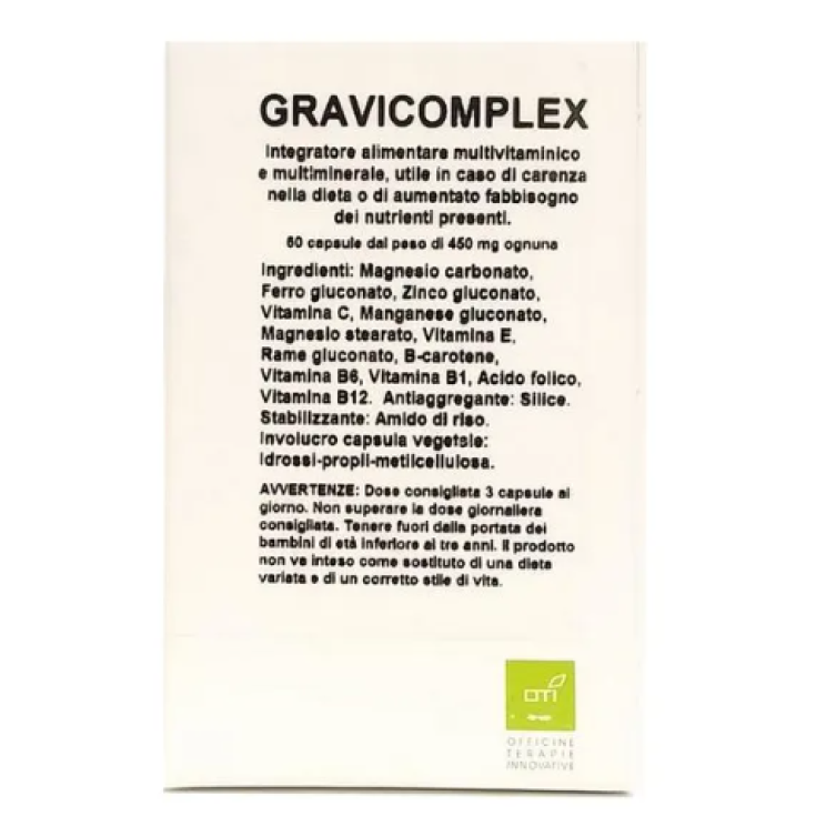 Oti Gravicomplex Complemento Alimenticio 60 Cápsulas