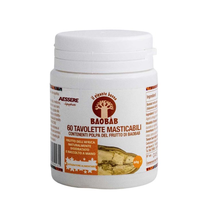 Baobab Aessere Complemento Alimenticio 60 Comprimidos Masticables