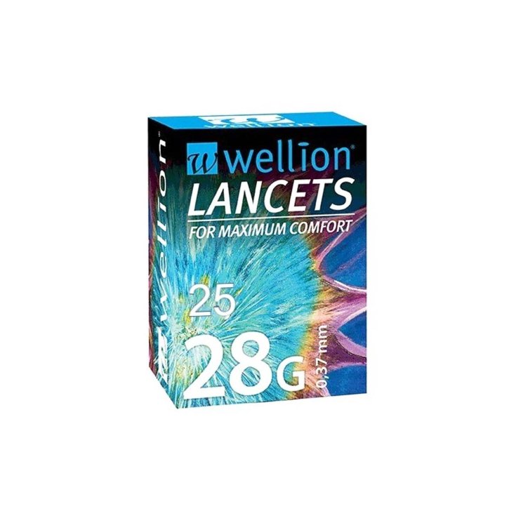 Dispositivo de punción Wellion Lancets G28 25 piezas