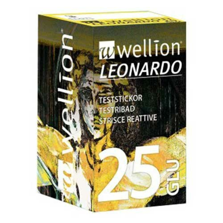 Med Trust Wellion Leonardo tiras para glucemia 25 piezas