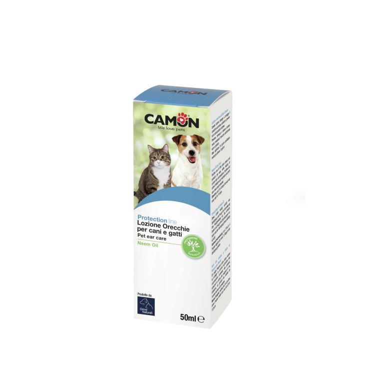 Camon Protection Line Loción Orejas con Aceite de Neem Uso Veterinario 50ml