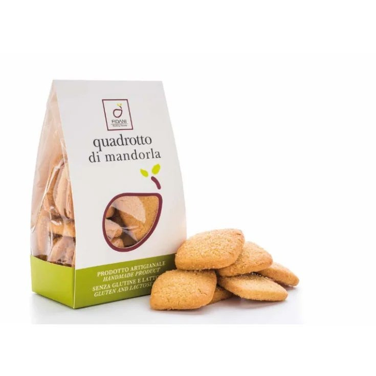 Fidani Food Quadrotto Almendra Sin Gluten y Lactosa 200g