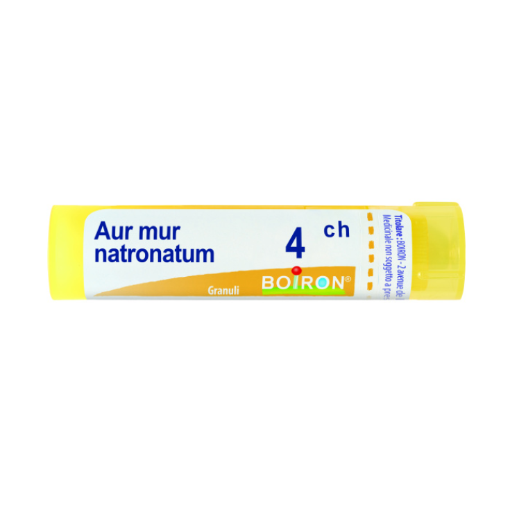 Boiron Aurum Muriaticum Natronatum 4ch Granulado Remedio Homeopático