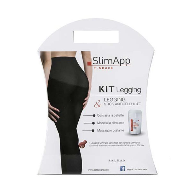 Baldan Group Kit T-Shock Slim Legging + P-Up Stick Anticelulítico Talla L
