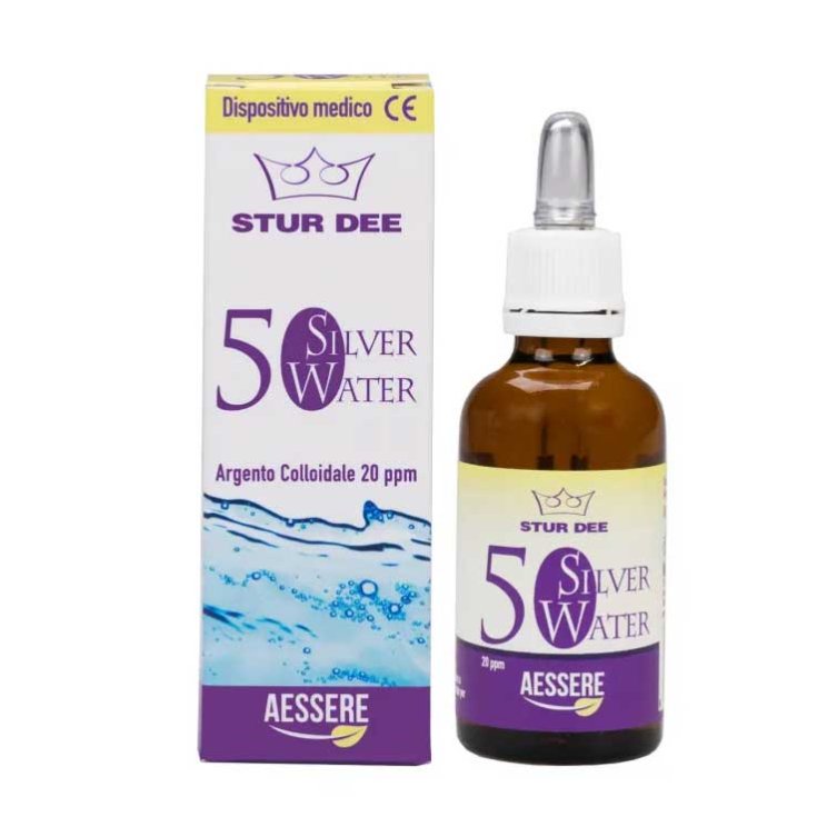 Aessere Stur Dee - Agua de Plata Plata Coloidal 20ppm 100ml