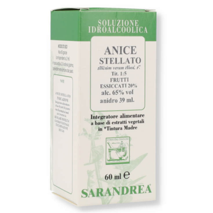 Sarandrea Anís Estrellado Solución Hidroalcohólica 60ml