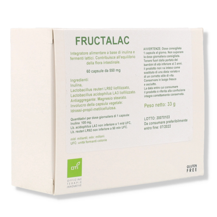 OTI Fructalac Remedio Homeopático 60 Cápsulas