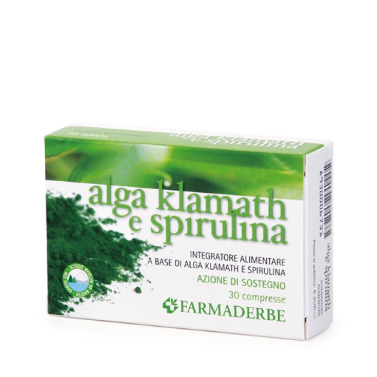 Farmaderbe Alga Klamat Spirulina Complemento Alimenticio 30 Comprimidos