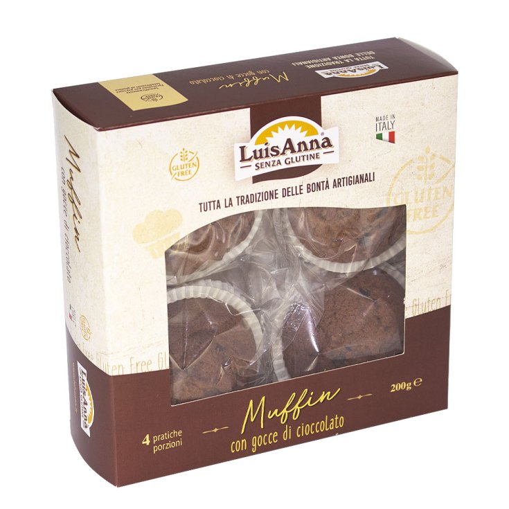 Luisanna Muffin Chocolate Bio 4 Piezas 200g