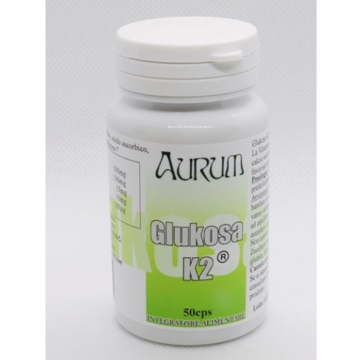Aurum Glukosa K2 Complemento Alimenticio 50 Cápsulas