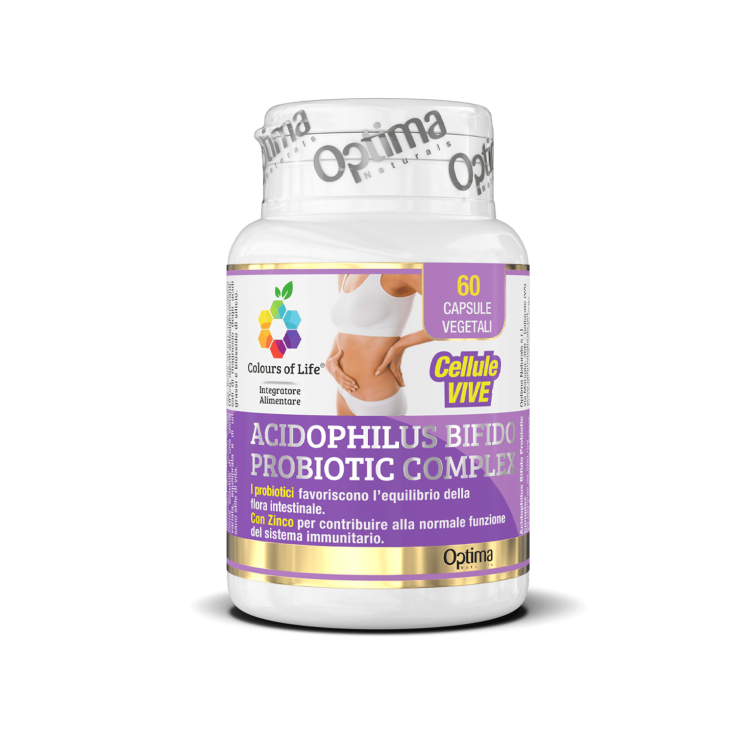 Acidophilus Bifido Complex Colors Of Life® Optima Naturals 60 Cápsulas