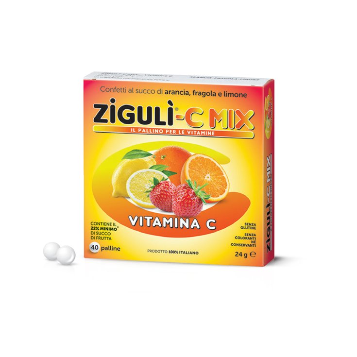 Falqui Ziguli-C Mix Vitaminas 40 Bolas 24g