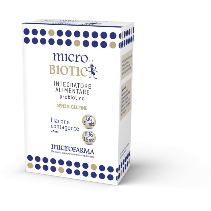 Microfarma Gotas Microbióticas Complemento Alimenticio Sin Gluten 7,5ml