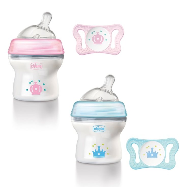 Kit Chupete Natural Feeling 150ml Micro 0M Chicco
