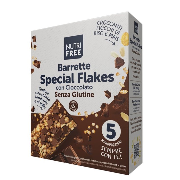 Nutrifree Barritas Copos Especiales Con Chocolate Sin Gluten 24,8gx5