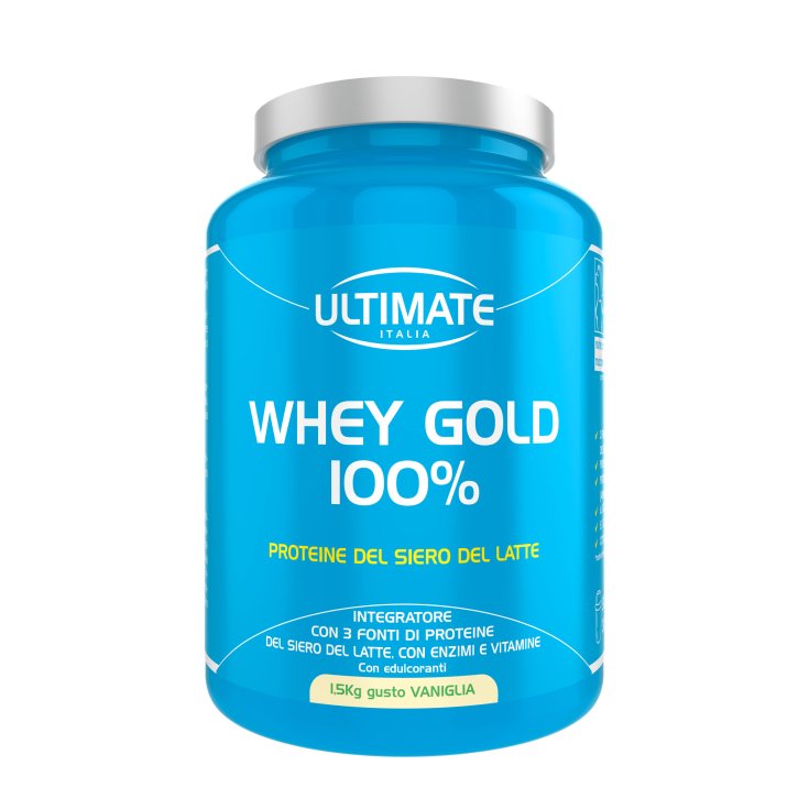 Ultimate Sport Whey Gold 100% Complemento Alimenticio Sabor Vainilla 1,5Kg