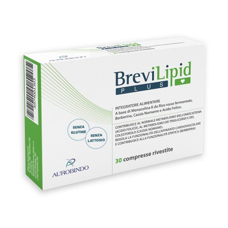 Aurobindo Brevilipid Plus Complemento Alimenticio 30 Comprimidos Recubiertos