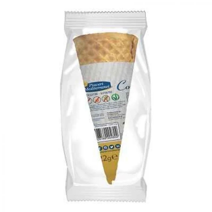 Piaceri Mediterranei Cono de Helado Sin Gluten 22g