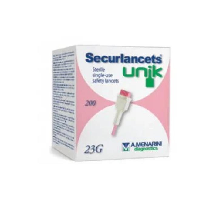 Securlancets Unik G23 Lancetas Dispositivo de punción desechable 200 lancetas