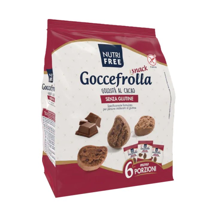 Nutrifree Gocciolotti Al Cioccolato Snack Sin Gluten 40gx6